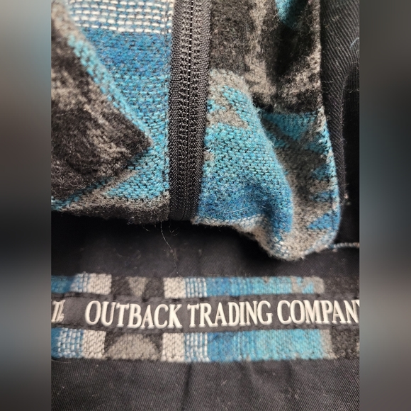 Outback Trading Co Myra Aztec Womens Jacket With Faux Fur Lined Hood Size XL - Picture 7 of 10